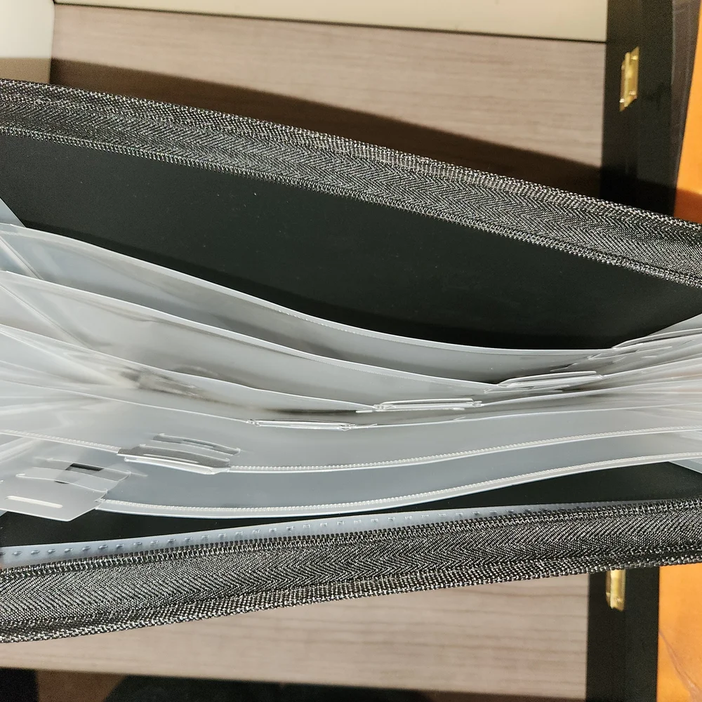Five Star Black Expanding File with Zipper Closure